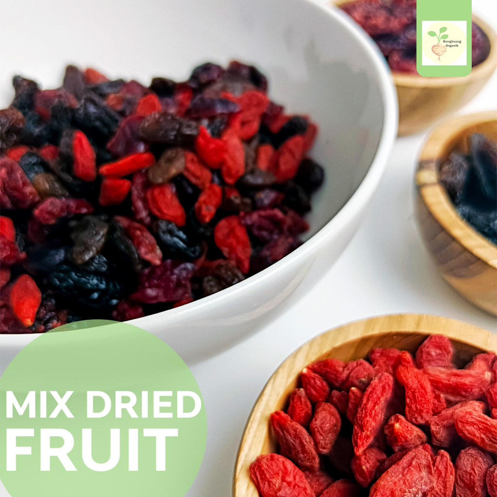 

RiDn MIX Dried Fruit 250gr Goji Berry, Cranberry, Kismis