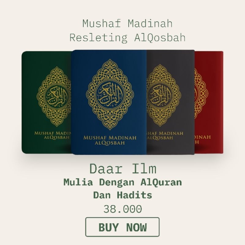 AlQuran Madinah AlQosbah Resleting Tajwid Mushaf Tajwid Madinah AlQosbah