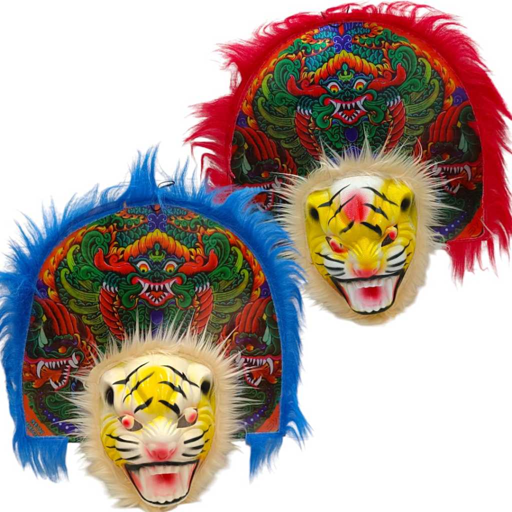 Mainan anak Barong barongan reog ponorogo / Mainan topeng Hanoman anak dewasa