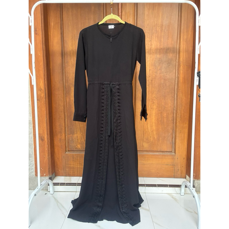 PRELOVED Gamis hitam size S