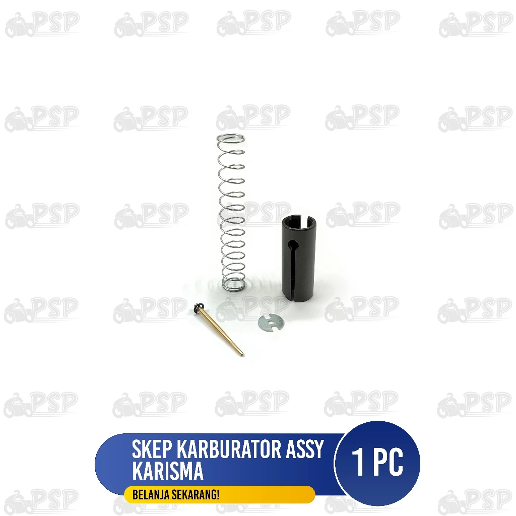 SKEP KARBURATOR ASSY KARISMA - Sekep karbu Piston Gas Komplit + Jarum Kancingan Per Skep Kharisma Su