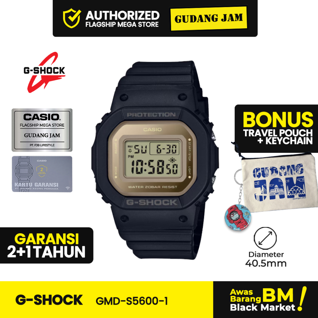 Jam Tangan G-Shock GMD-S5600-1DR GMD-S5600 GMDS5600 GMD S5600