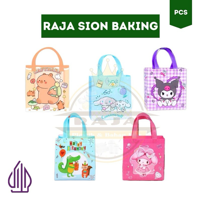 

Goodie Bag Karakter / Tas Bingkisan Ulang Tahun / Tas Kado / Paper Bag Karakter