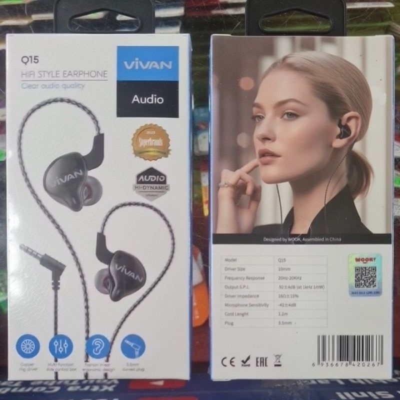 HEADSET VIVAN Q15 &  Q17