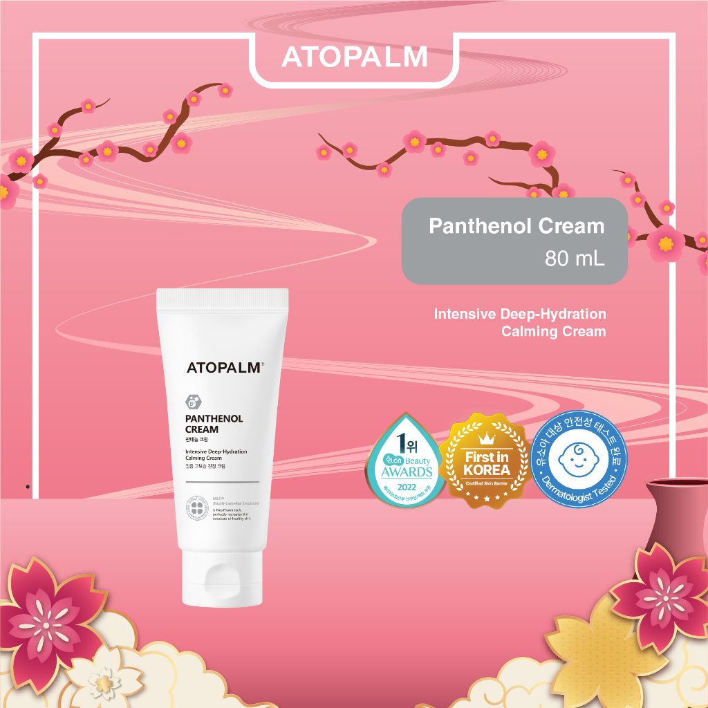 ATOPALM Panthenol Cream 80ml - Krim Kulit Bayi Eksim Eczema Atopik