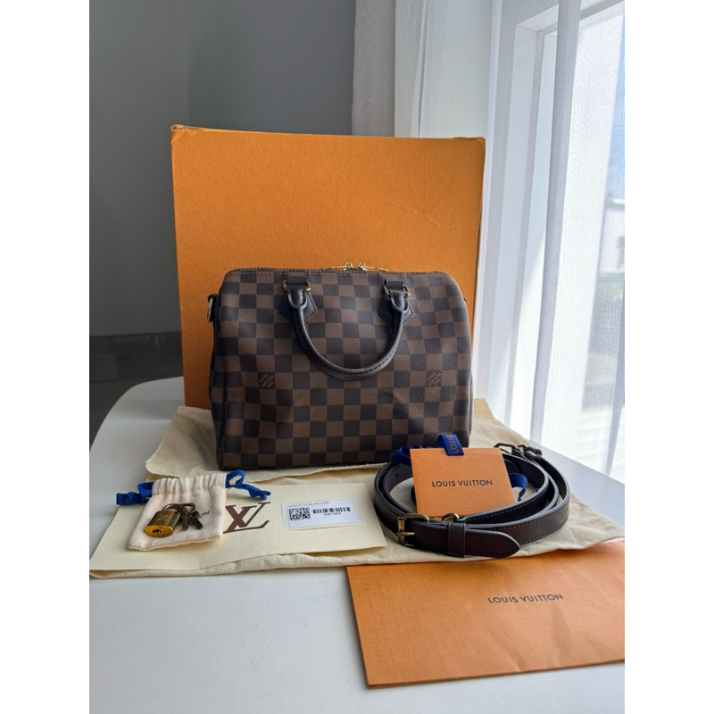 PRELOVED LV Louis Vuitton Bandouliere 25 Damier Ebene 2020