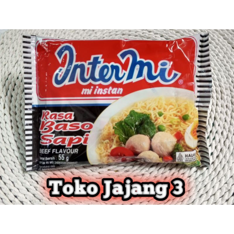 

MIE INTERMI - Mie Intermi Rasa Baso Sapi @55gr - Mie Instan Murah