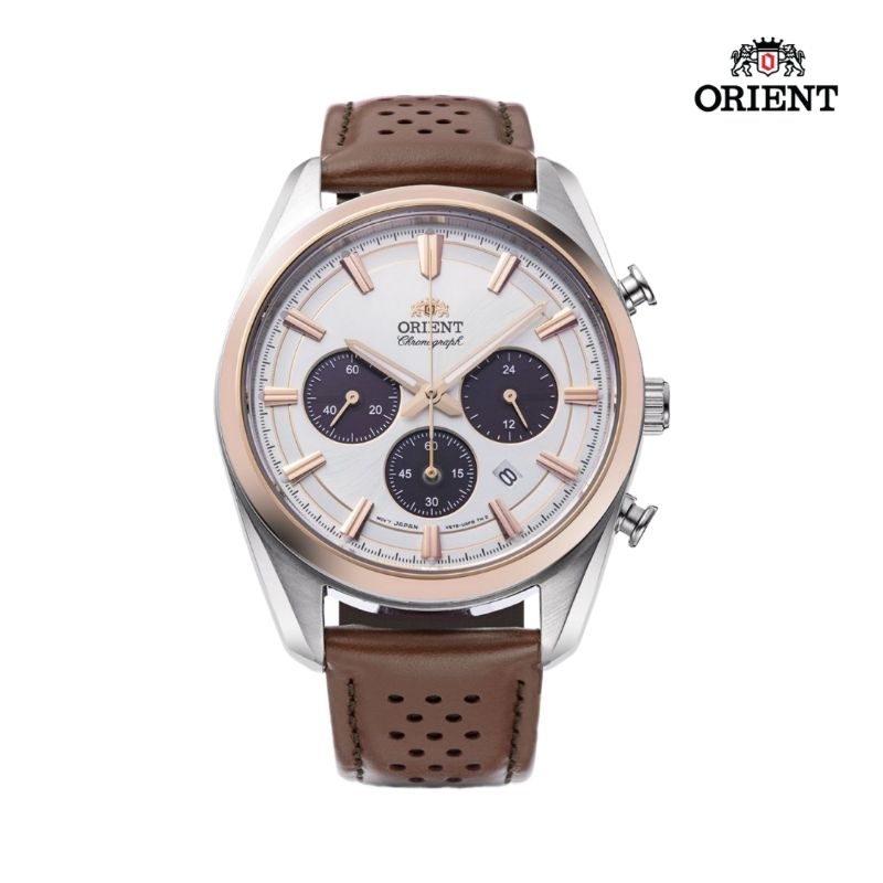 ORIENT Contemporary RA-TX0306S Chronograph Solar Powered - Jam Tangan Pria