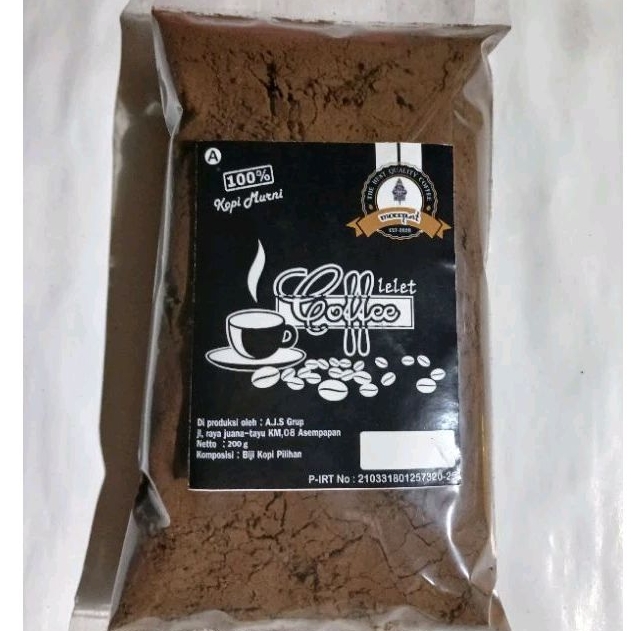 

INDOKIPI1 200g KOPI LELET MURNI PERFORMA