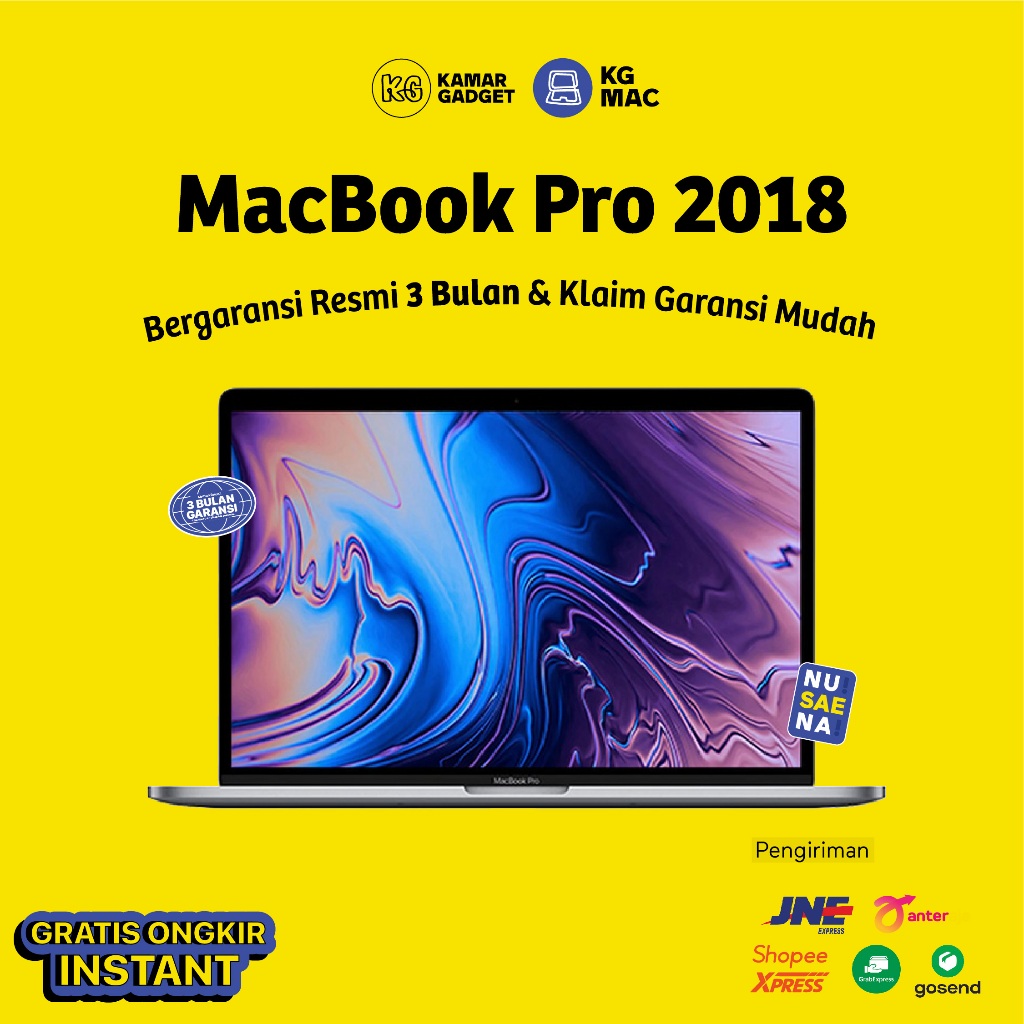 Macbook Pro Touchbar 2018 Second - Macbook Second Original Laptop Apple Second Ori Bergaransi Macboo