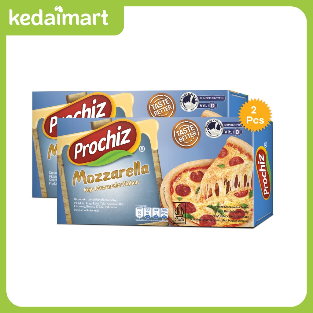 

KM Paket Bundling Keju Prochiz Mozzarella 160 Gram Isi 2