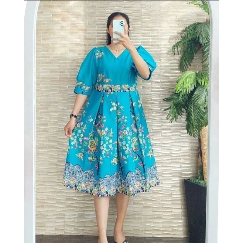 Dress batik MODERN TUNIK ATASAN WANITA PREMIUM TRENDY elegan lidya