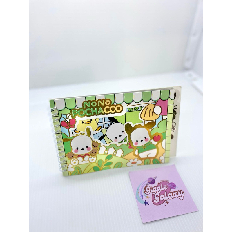 

[GG] Buku Sticker Binder Spiral Karakter Pochacco Cute 4in1 Aesthetic