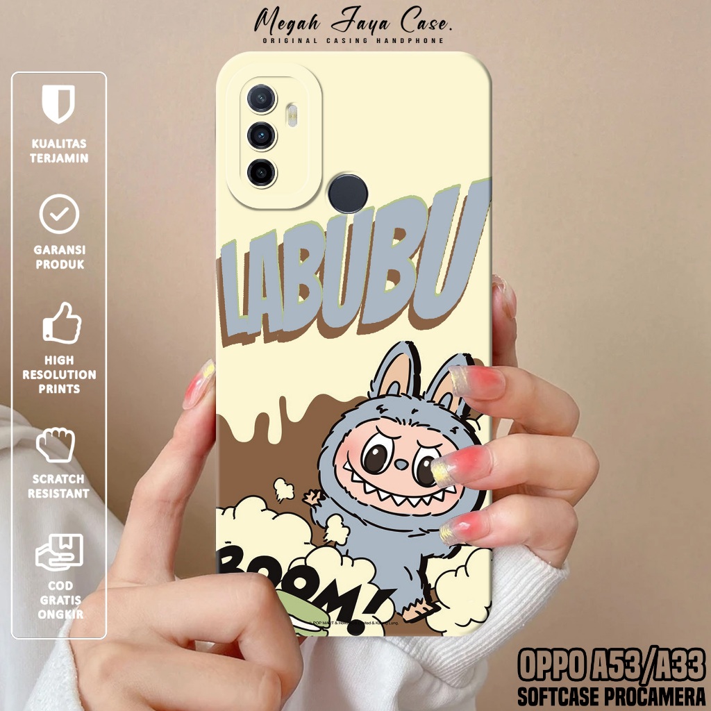 Case OPPO A53 / OPPO A33 - Softcase Hp OPPO A53 / OPPO A33 Motif labubu - Silikon Hp OPPO A53 - Casi