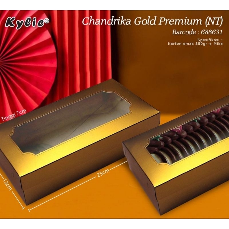 

BOX CHANDRIKA PREMIUM DUS KUE XMAS /CNY / IMLEK /IDUL FITRI /EID MUBARAK. 1 PAK ISI 5 LEMBAR