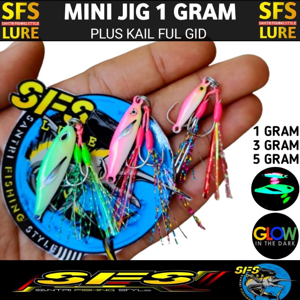 SFS MICRO JIG 1GRAM 3GRAM 5GRAM MICRO JIG 1 GRAM MICRO JIG 3 GRAM MICRO JIG 5 GRAM MICRO JIG SET MET