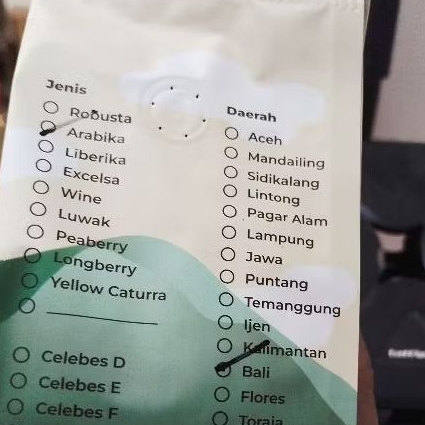 

kopi cebeles arabika