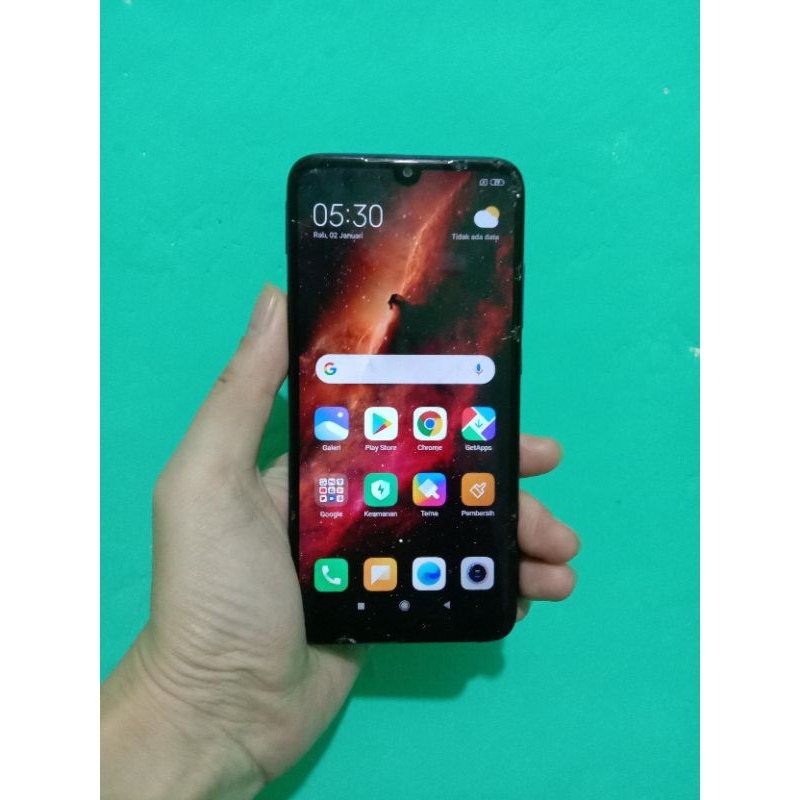Hp Redmi 7 Ram 3/32 Tidak Ada Sinyal & Touchscreen Retak