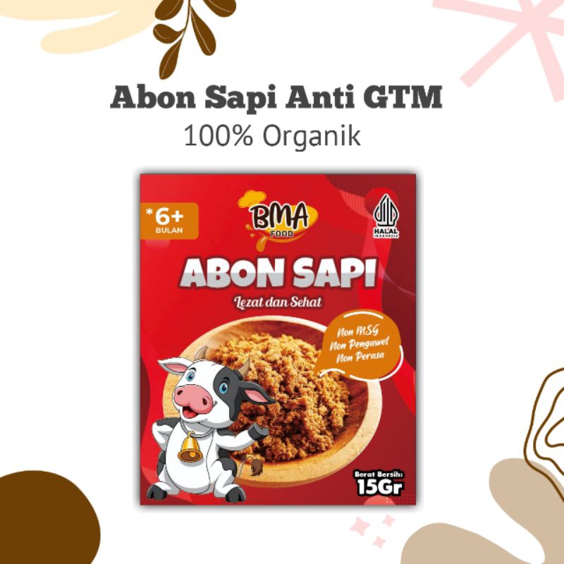 

Abon Sapi Anti GTM usia 6+