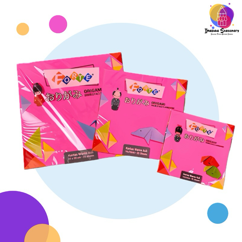 

Origami Kertas Lipat Forte Warna 2 Sisi Bolak Balik Ukuran 12x12 16x16 20x20