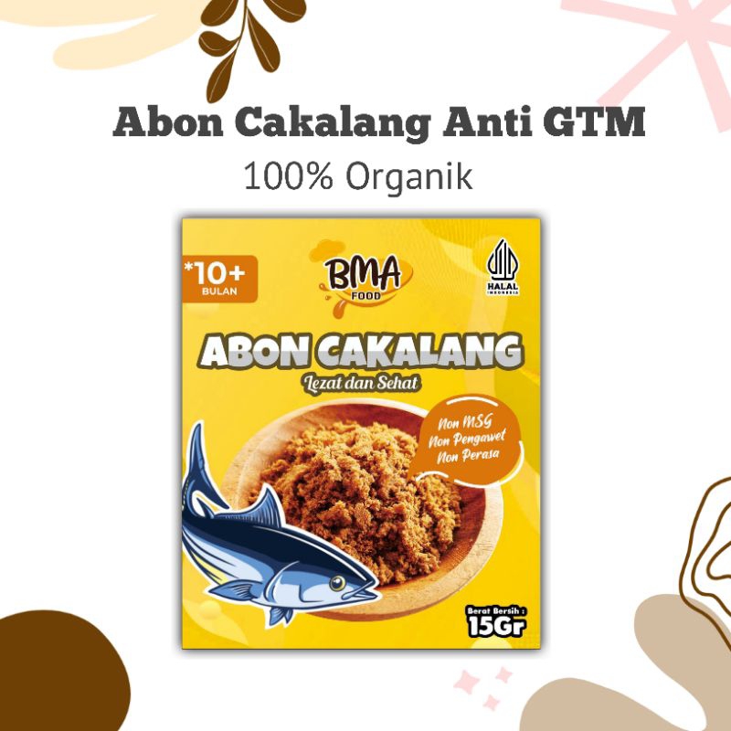 

Abon Cakalang 15gr anti GTM usia 10+