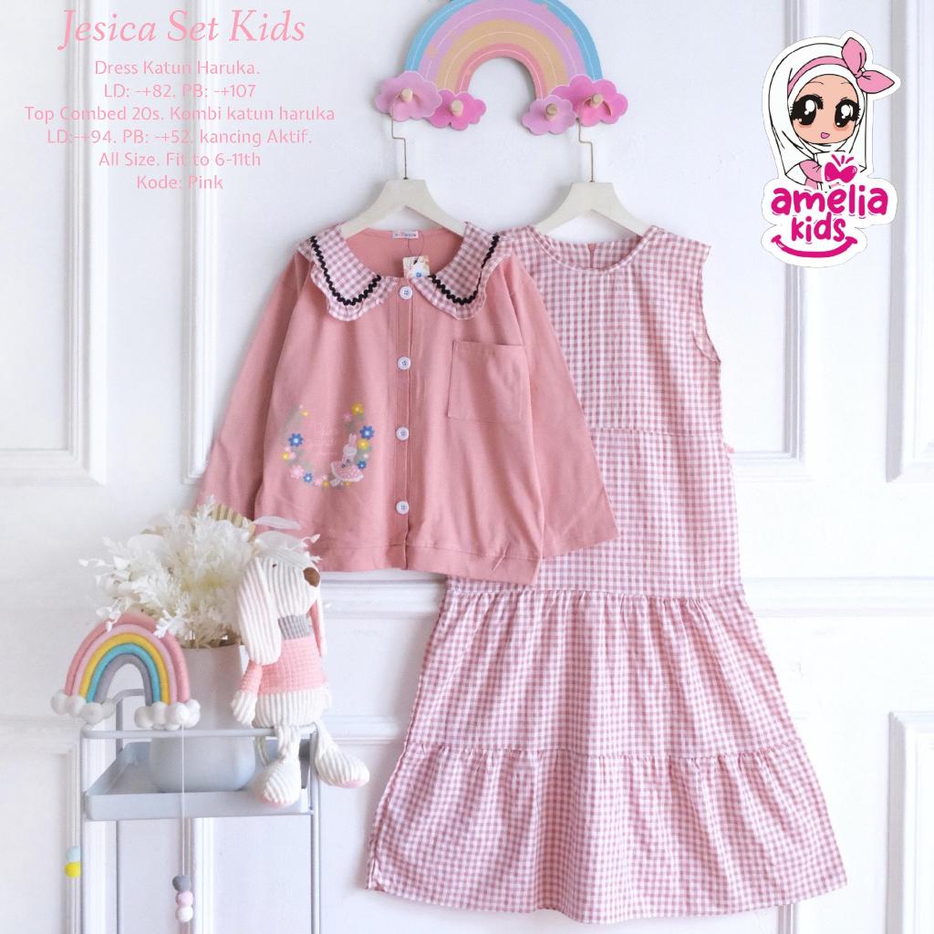 JESICA SET KIDS AMELIA KIDS SETELAN ANAK PREMIUM
