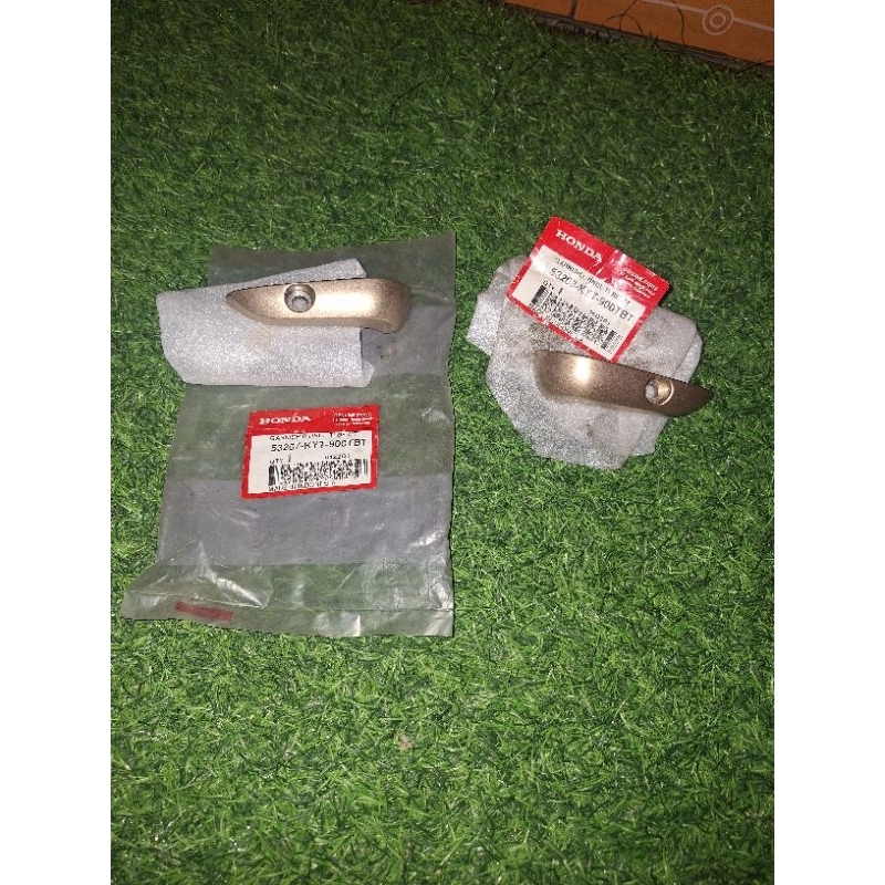 cover garnish handle kiri kanan L R honda scoopy skupi karbu original ahm honda TBT brown coklat