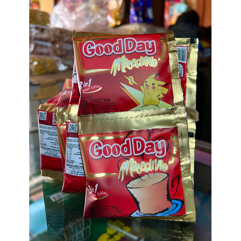 

Kopi Good Day Moccacino 3in1 ( 1 Renceng isi 10 Pcs )