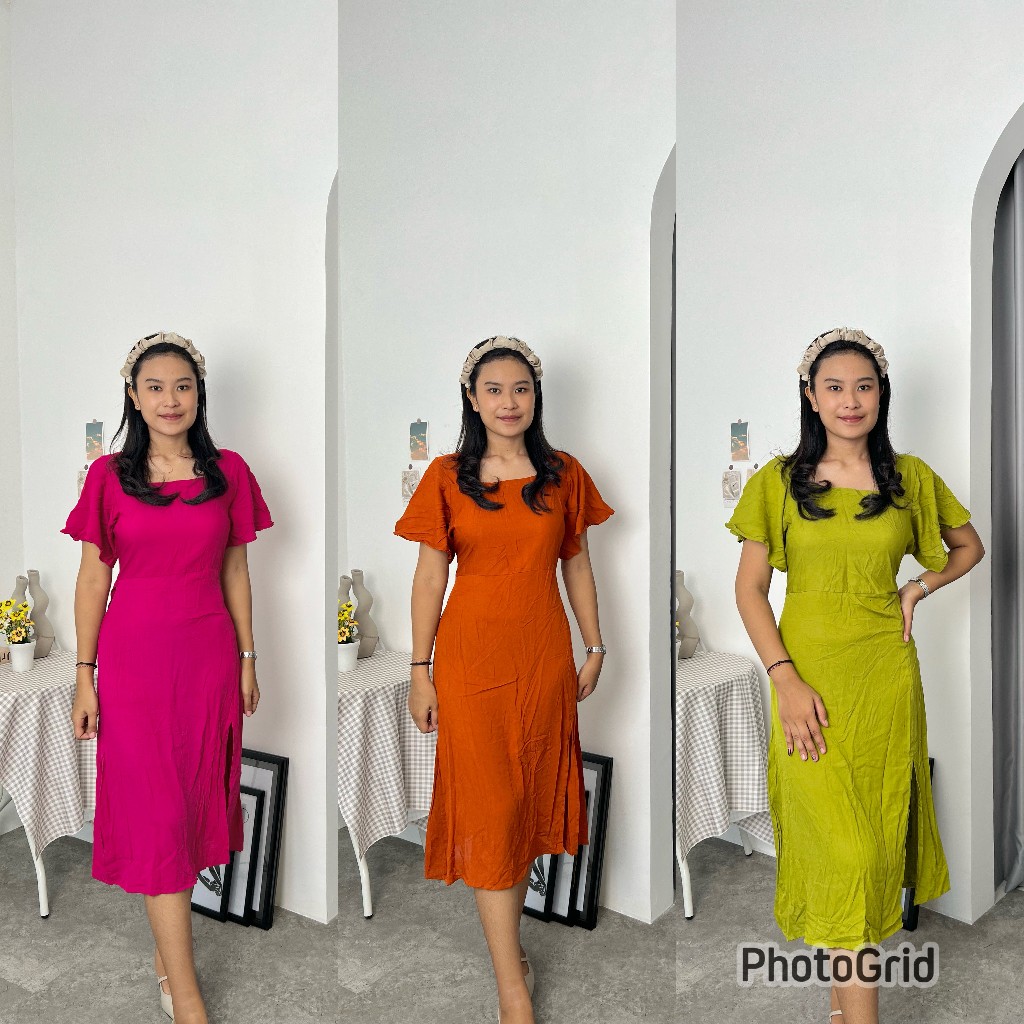 TEMAN NONA- KAMILA DRESS/ DRESS RAYON PREMIUM/ DRESS KOREA/ MINIDRESS