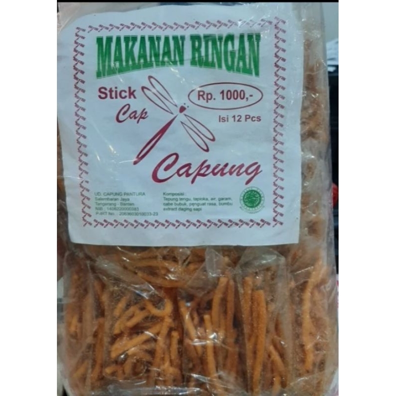 

Makanan Ringan Stick Cap Sirup Isi 12 Pcs