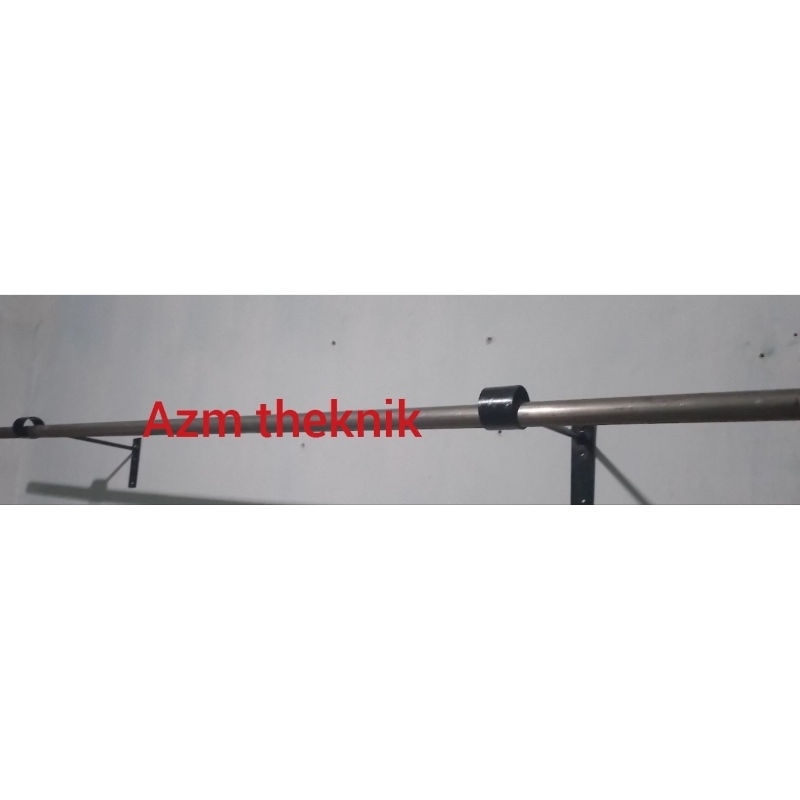 gantungan jemuran besi ujung pipa.