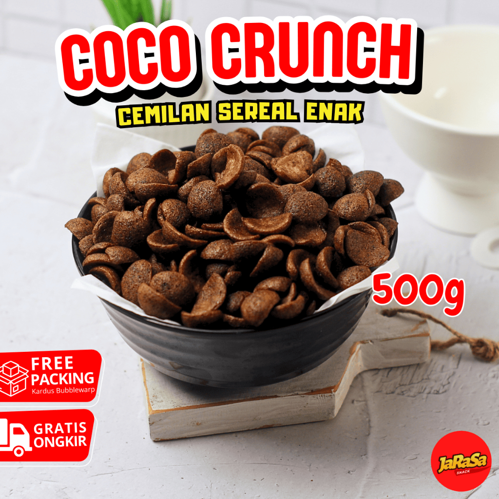 

COCO CRUNCH CHOCOCHIPS 500 GRAM COKLAT SEREAL CEMILAN SNACK