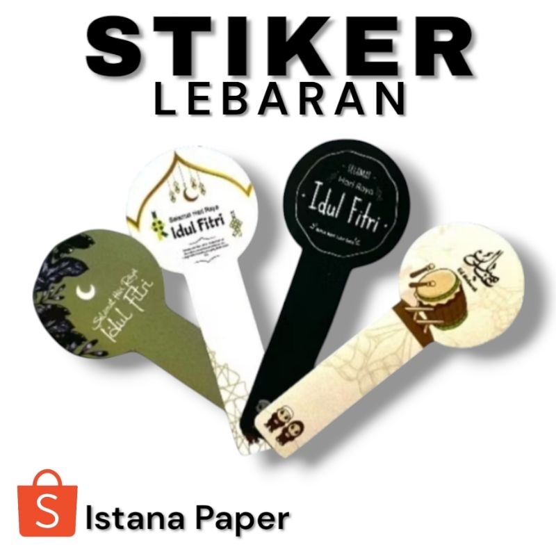 

(ISI 10) STIKER TOPLES LEBARAN / STIKER KADO HAMPERS / STIKER IDULFITRI