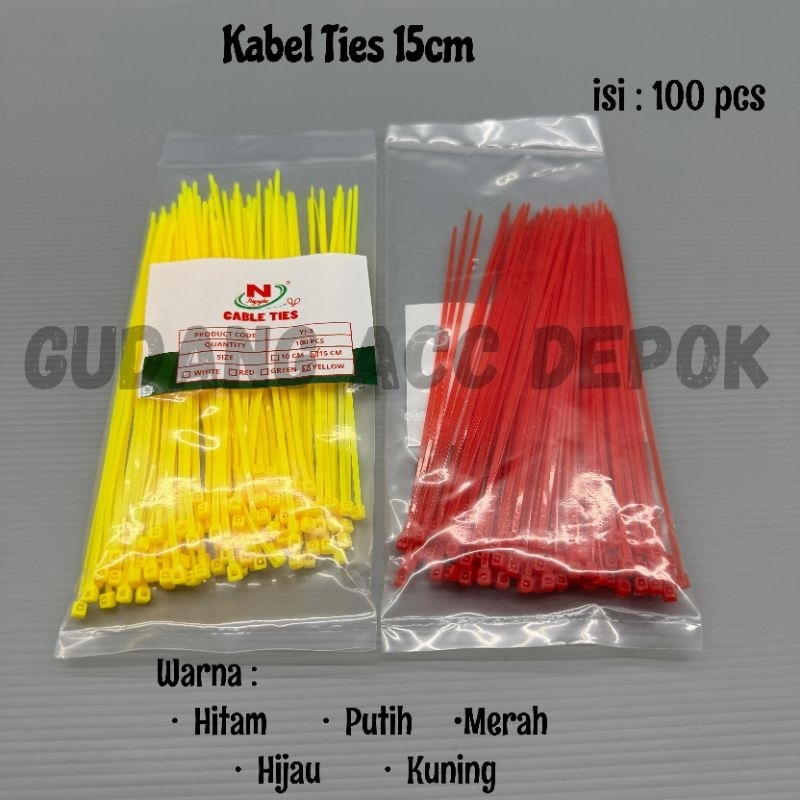 

Cable Kabel Ties Kabel Tie Pengikat Kabel Segel Plastik 2,5 X 150 mm