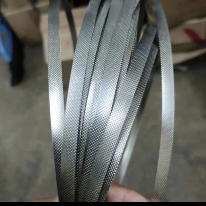 Heating Wire Pemanas Sealer 8MM Motif Kembang Arsir Niklin Flat Pemanas Vacuum Sealer Pedal Sealer