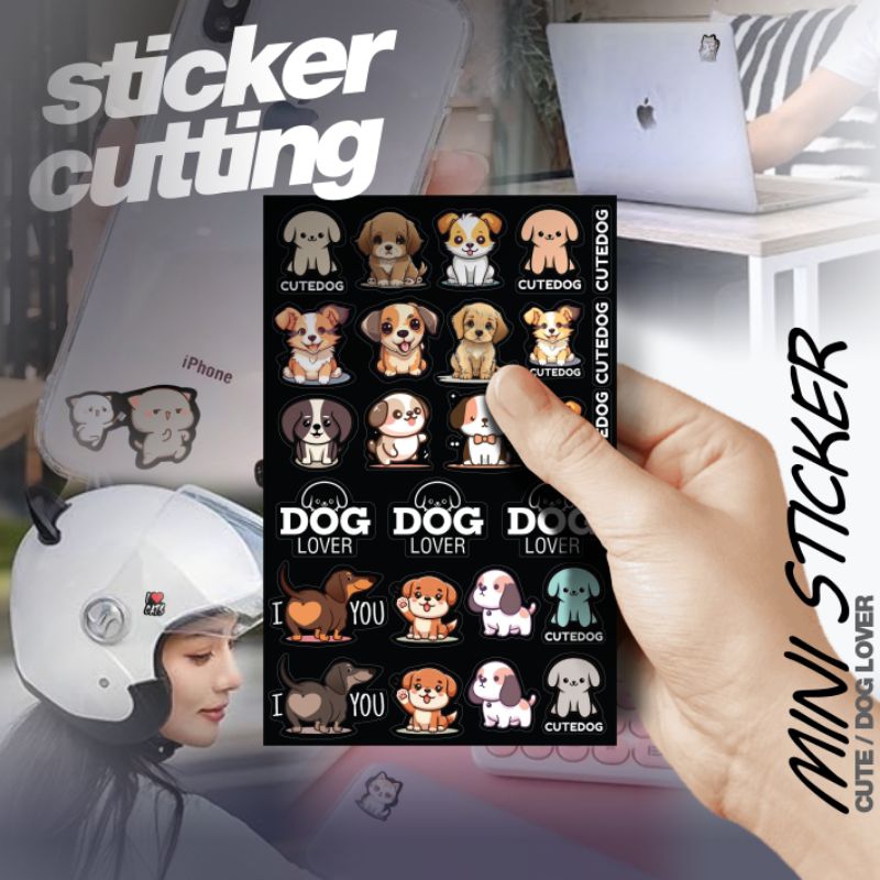 

Dog lover sticker kece