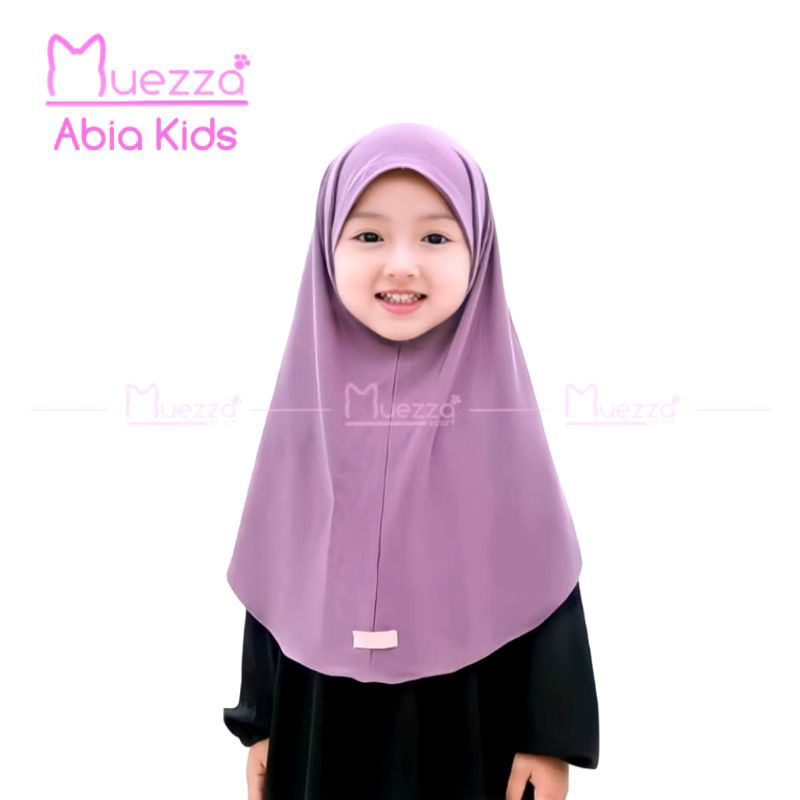 Preloved Hijab Muezza Kids Jilbab Instan Bergo Anak WARNA KHAKI UKURAN M