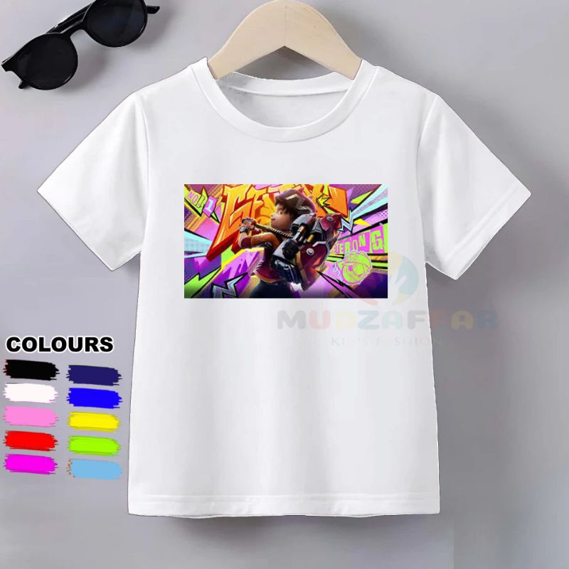 BAJU KAOS ANAK BOBOIBOY GENTAR KAOS ANAK BOBOIBOY GENTAR 2