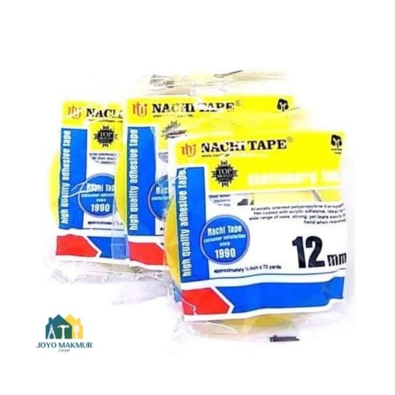 

Nachi Lakban Transparan OPP 1/2 Inch 12mm