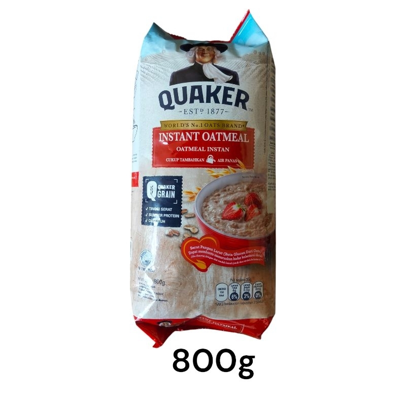 

quaker oatmeal instant 800g