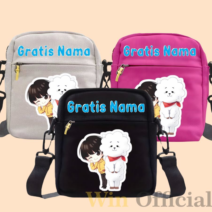 Tas Selempang Sekolah Anak BT21 Tas Selempang Korea Selempang Murah BTS BT21 Terbaru Kece
