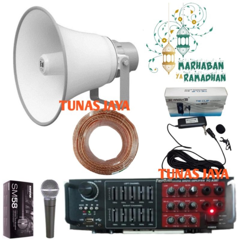 PAKET SOUND MUSHOLLA DAN MASJID SPEAKER HORN TOA ZH5025