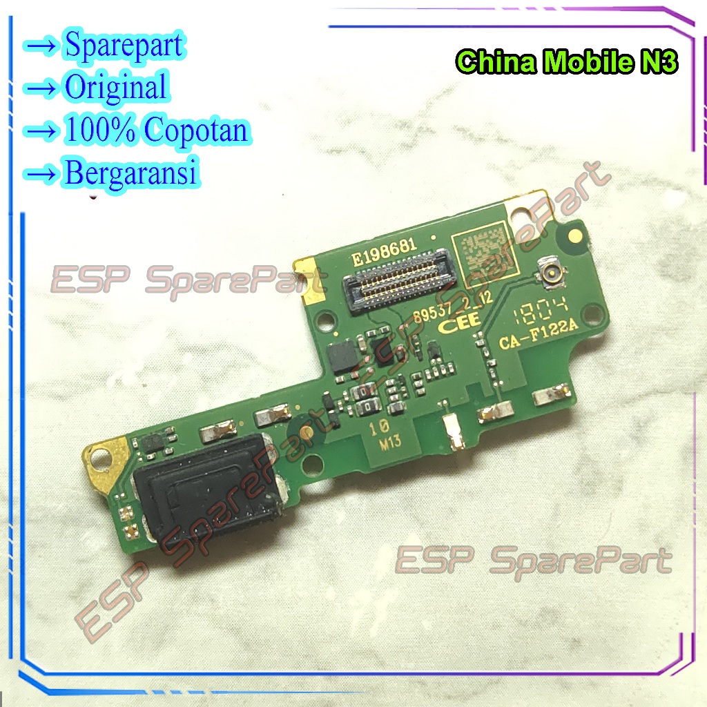 Board Charger China Mobile N3 / Papan Konektor Cas / Casan Copotan