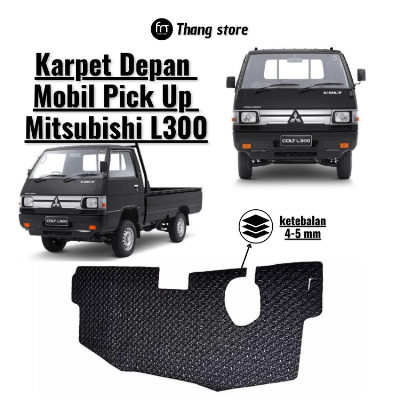 Karpet Depan Mobil Mitsubishi L300/Karpet karet matras Mobil L300 Anti licin