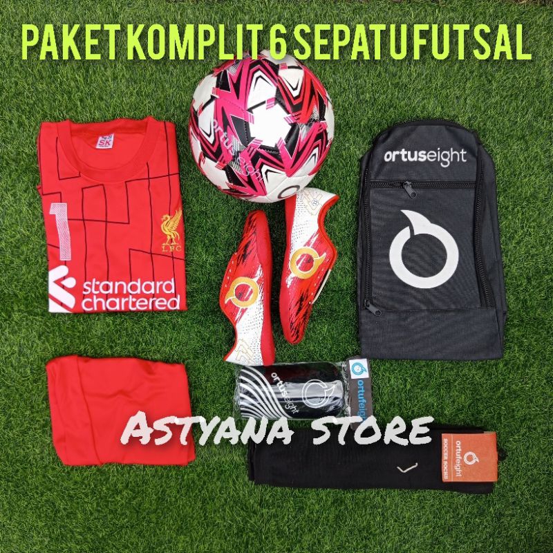 PROMO TERBATAS Sepatu Futsal Anak Ortus Legion Unity Tebaru Terlaris, Paket komplit sepatu Futsal an