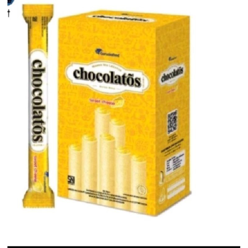 

CHOKOLATOS SWEET CHESSE KEJU ( 1 box isi 24 pcs )