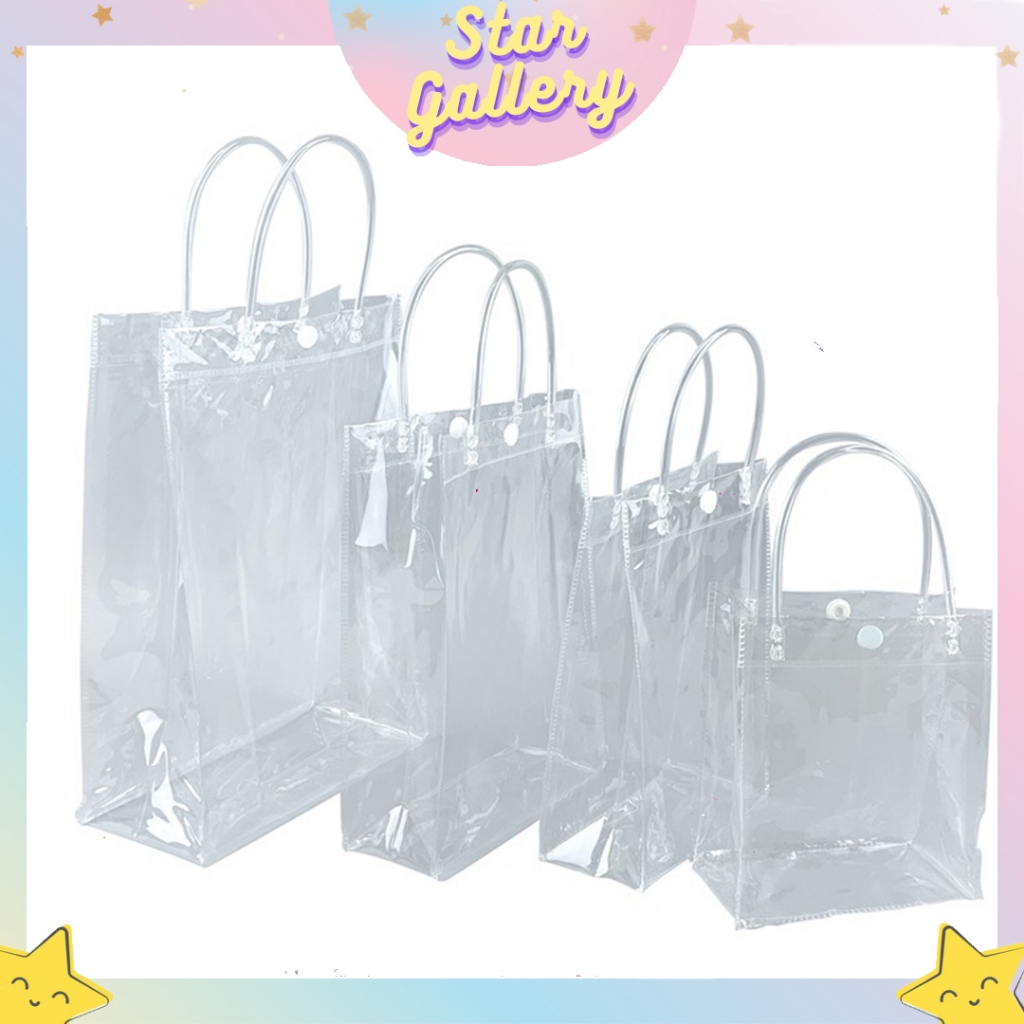 

Tas Mika Transparan OPP Totebag Transparan Souvenir Bag Transparan KB1010