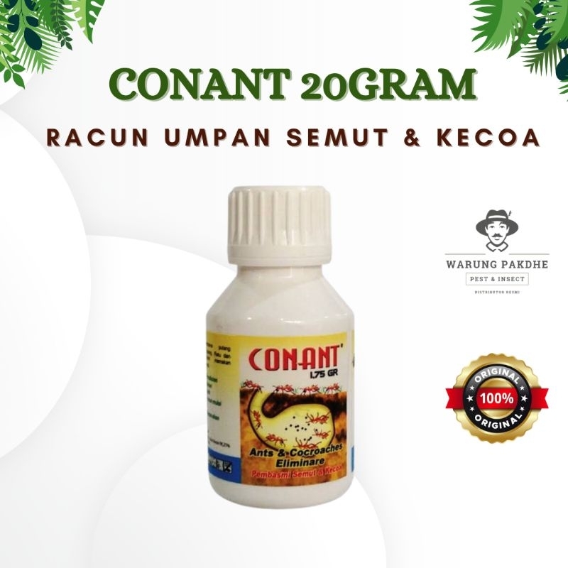 CONANT 20GRAM RACUN SEMUT UMPAN PEMBASMI KECOA KOLONI SEMUT MERAH RANGRANG AMPUH