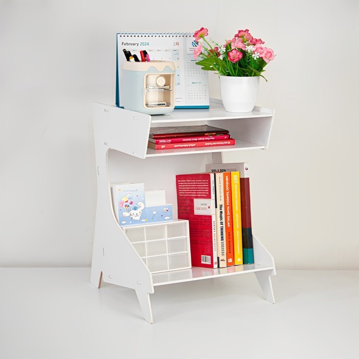 Meja Kecil Samping Tempat Tidur / Bedside Table Minimalis / Rak Meja Nakas Aesthetic / Meja Kecil Mi