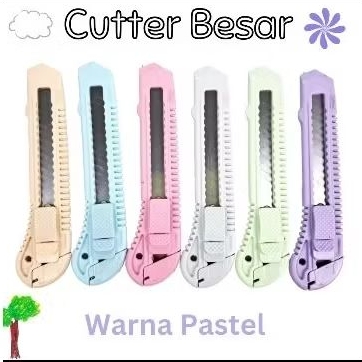 

CUTTER / SILET / ALAT MEMOTONG BESAR TAJAM WARNA PASTEL